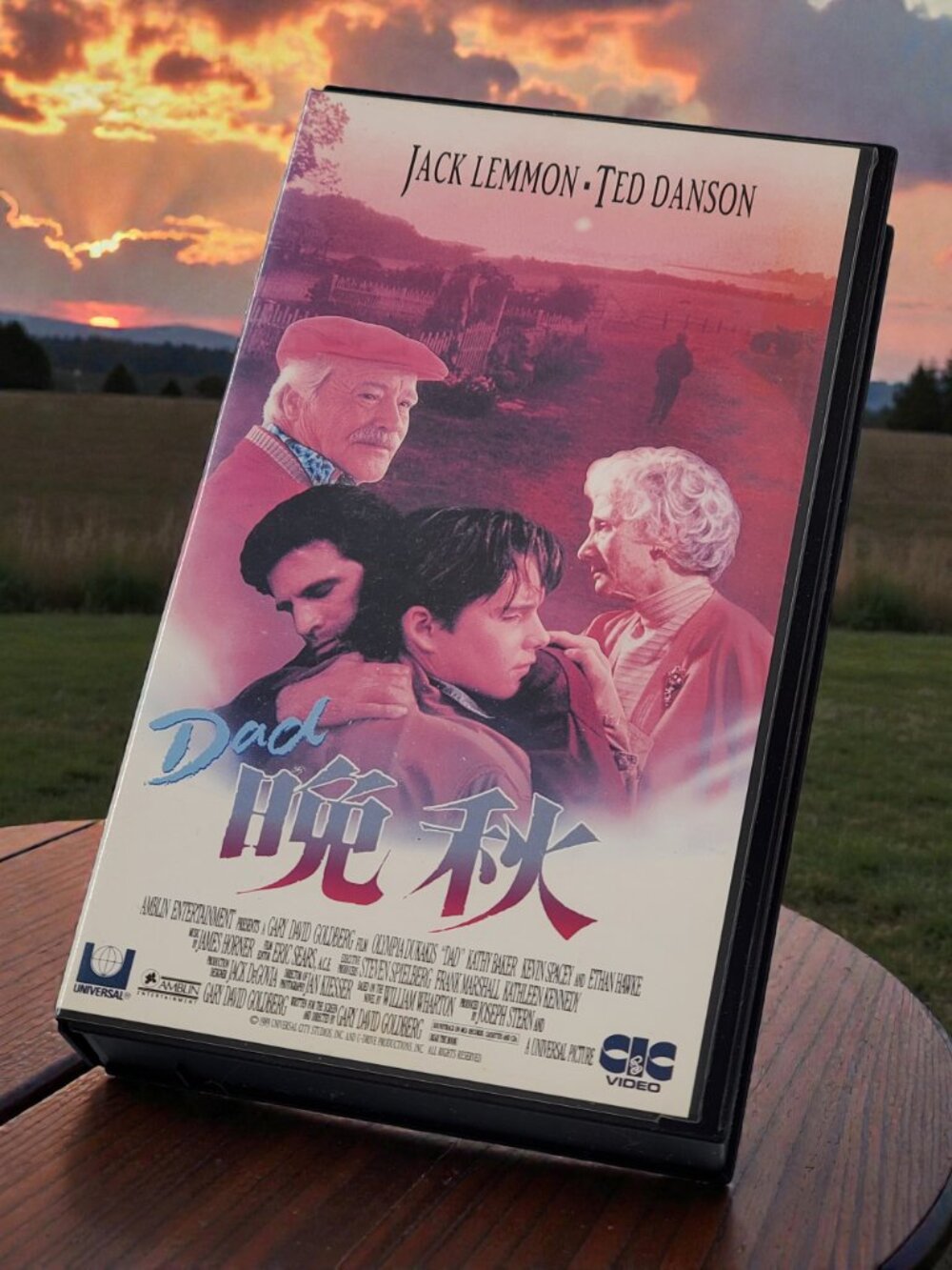 Dad 1989 Movie Japanese VHS Rare Jack Lemmon Ethan Hawke Spielberg Subtitled
